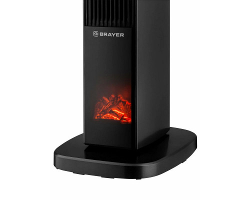 Тепловентилятор BRAYER BR4867 черный Тепловентилятор BRAYER BR4867 черный