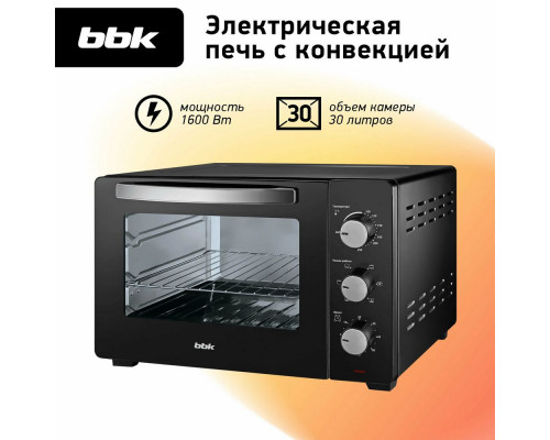 Мини-печь BBK OE3037M черный Мини-печь BBK OE3037M черный