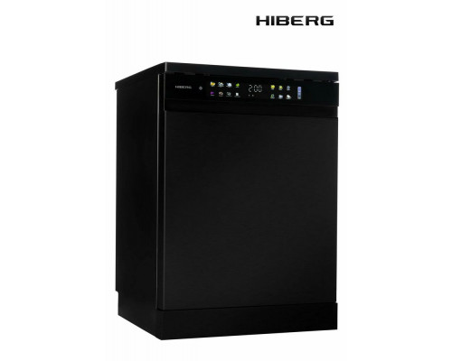 Посудомоечная машина HIBERG i-F 6815 LB черный Посудомоечная машина HIBERG i-F 6815 LB черный