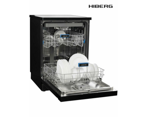 Посудомоечная машина HIBERG i-F 6815 LB черный Посудомоечная машина HIBERG i-F 6815 LB черный