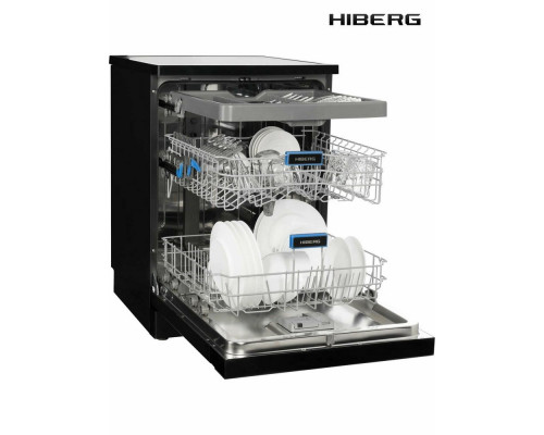 Посудомоечная машина HIBERG i-F 6815 LB черный Посудомоечная машина HIBERG i-F 6815 LB черный