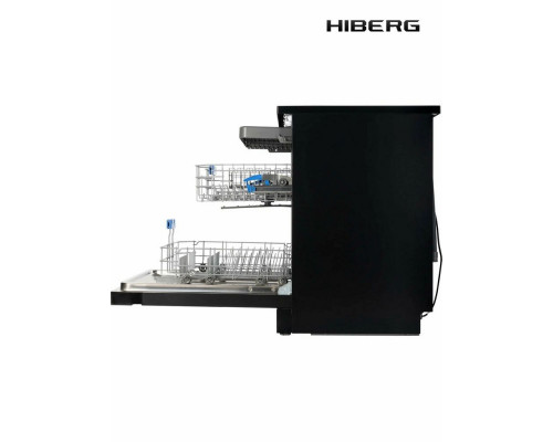 Посудомоечная машина HIBERG i-F 6815 LB черный Посудомоечная машина HIBERG i-F 6815 LB черный