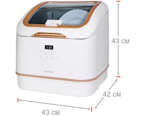 Посудомоечная машина OURSSON DW4003TD/WH Посудомоечная машина OURSSON DW4003TD/WH