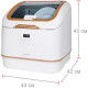 Посудомоечная машина OURSSON DW4003TD/WH