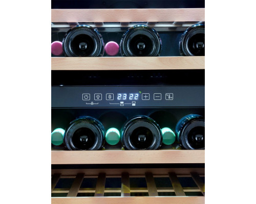 Винный шкаф Hyundai HBWC 0862 DUT черный Винный шкаф Hyundai HBWC 0862 DUT черный