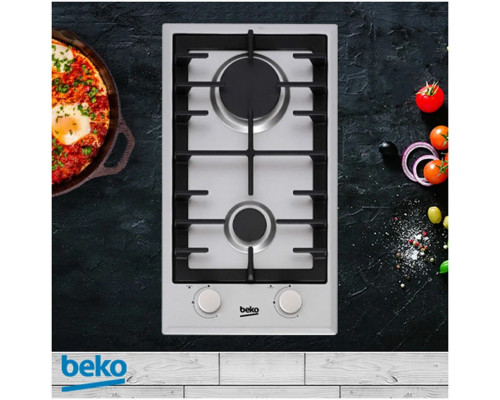 Варочная поверхность Beko HDCG 32221 FX нержавеющая сталь Варочная поверхность Beko HDCG 32221 FX нержавеющая сталь