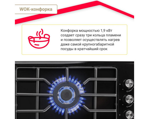 Варочная поверхность Simfer H45V35B571 Варочная поверхность Simfer H45V35B571