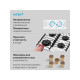 Варочная поверхность Vitek VGH 6420 WG стекло белое