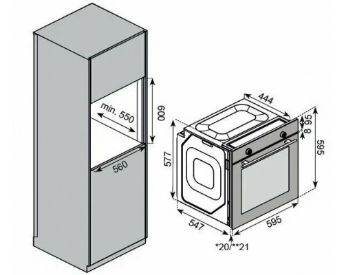 Духовой шкаф Kuppersberg SR 610 W Bronze Духовой шкаф Kuppersberg SR 610 W Bronze