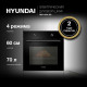 Духовой шкаф Hyundai HEO 6234 BG черный