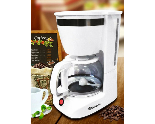 Кофеварка Sakura SA-6109W Кофеварка Sakura SA-6109W