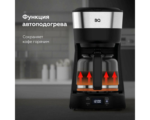 Кофеварка BQ CM1000 черный-стальной Кофеварка BQ CM1000 черный-стальной