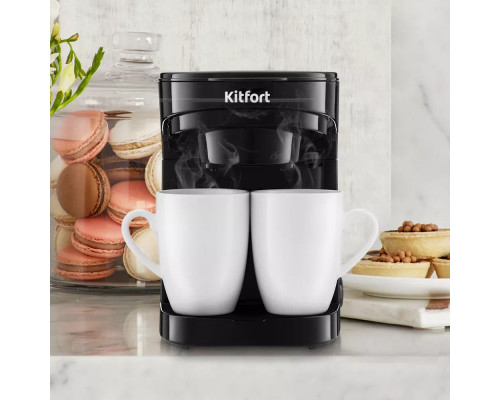 Кофеварка Kitfort KT-764 черный Кофеварка Kitfort KT-764 черный