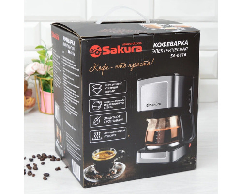 Кофеварка SAKURA SA-6116 Кофеварка SAKURA SA-6116