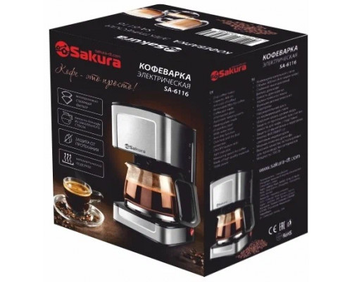 Кофеварка SAKURA SA-6116 Кофеварка SAKURA SA-6116
