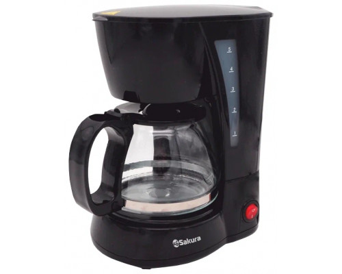 Кофеварка Sakura SA-6107BK черный Кофеварка Sakura SA-6107BK черный