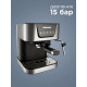 Кофеварка Redmond RCM-M1513 серебристый/черный