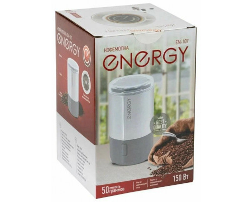Кофемолка ENERGY EN-107 белый Кофемолка ENERGY EN-107 белый