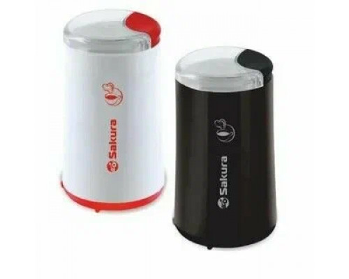 Кофемолка Sakura SA-6158WR бел/крас Кофемолка Sakura SA-6158WR бел/крас