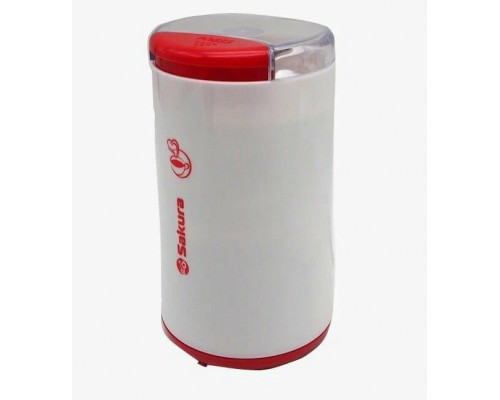 Кофемолка Sakura SA-6158WR бел/крас Кофемолка Sakura SA-6158WR бел/крас