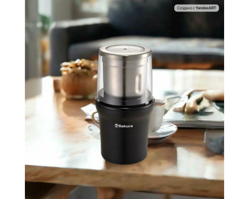 Кофемолка Sakura SA-6162BK черный Кофемолка Sakura SA-6162BK черный