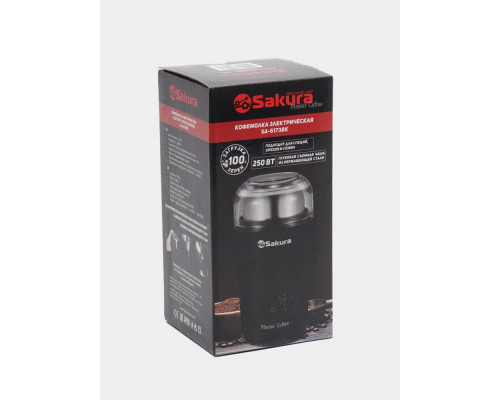 Кофемолка Sakura SA-6173BK черный Кофемолка Sakura SA-6173BK черный
