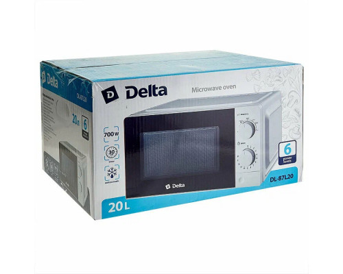 Микроволновая печь DELTA DL-87L20 белый Микроволновая печь DELTA DL-87L20 белый