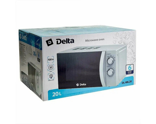 Микроволновая печь DELTA DL-88L20 белый Микроволновая печь DELTA DL-88L20 белый