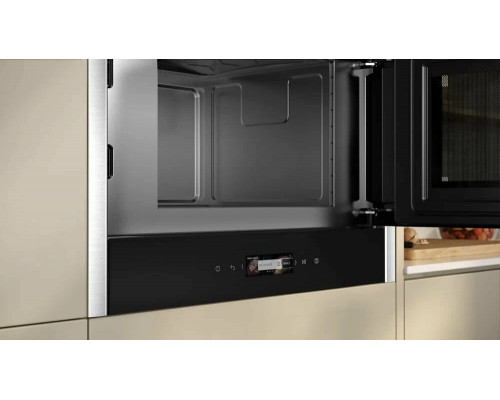 Встраиваемая микроволновая печь Neff NR4WR21N1 черный/нержавеющая сталь Встраиваемая микроволновая печь Neff NR4WR21N1 черный/нержавеющая сталь