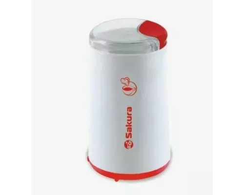 Кофемолка Sakura SA-6158WR бел/крас
