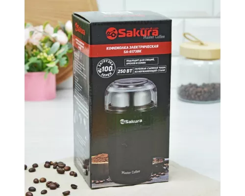 Кофемолка Sakura SA-6173BK черный