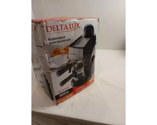 Кофеварка Delta LUX DL-8151К черная