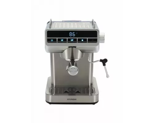 Кофеварка Hyundai HEM-4309 серебристый/черный
