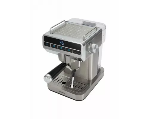 Кофеварка Hyundai HEM-4309 серебристый/черный