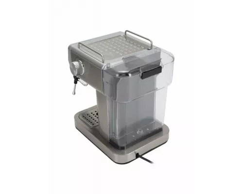 Кофеварка Hyundai HEM-4309 серебристый/черный