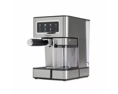 Кофеварка Hyundai HEM-5306 серебристый/черный