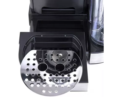 Кофеварка Kitfort КТ-703 серебристый/черный