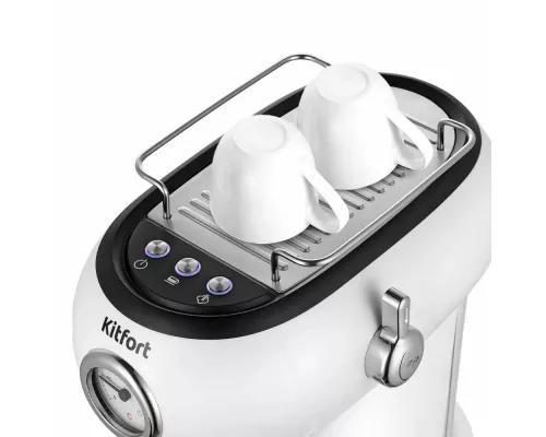 Кофеварка Kitfort КТ-7219 белый