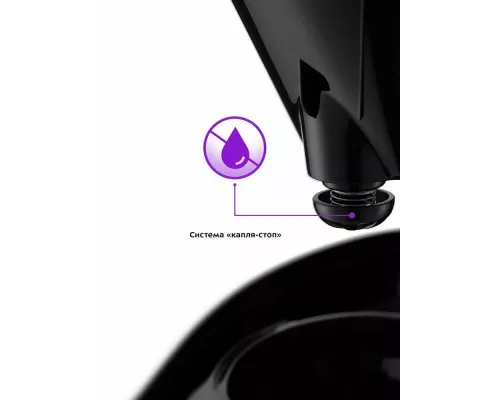 Кофеварка KITFORT KT-731 черный/нержавеющая сталь