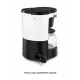 Кофеварка Kitfort КТ-7486 черный/белый
