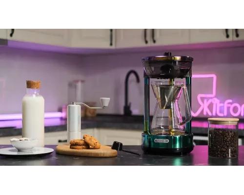 Кофеварка Kitfort КТ-7488 зеленый