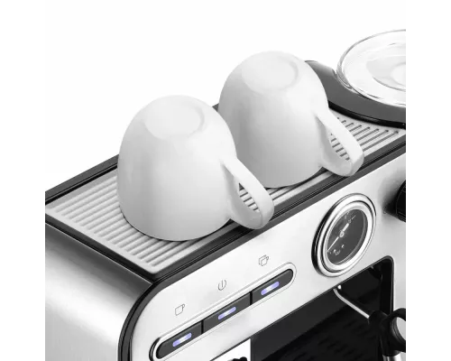 Кофеварка Kitfort КТ-7515 серебристый