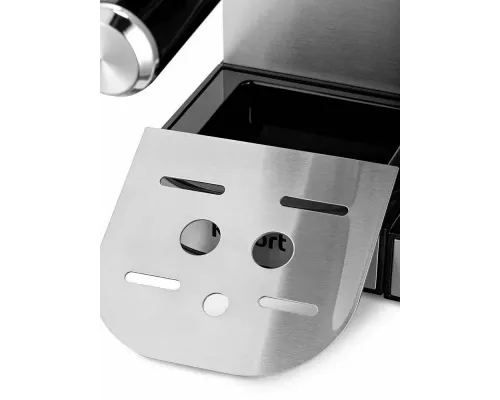 Кофеварка Kitfort КТ-7552 серебристый/черный