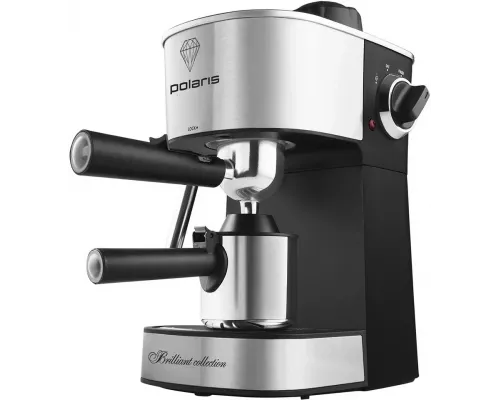 Кофеварка Polaris PCM-4011 серебристый/черный