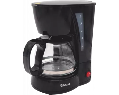 Кофеварка Sakura SA-6107BK черный