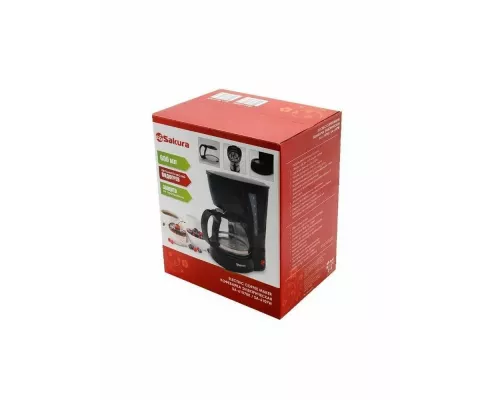Кофеварка Sakura SA-6107BK черный