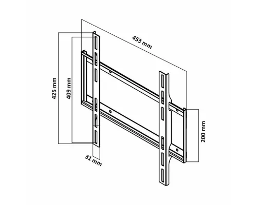 Кронштейн LE'STER LST-401.01 черный