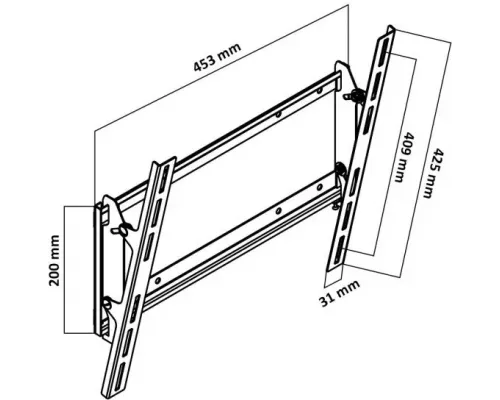 Кронштейн LE'STER LST-401.02 черный