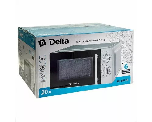 Микроволновая печь DELTA DL-86L20 белый