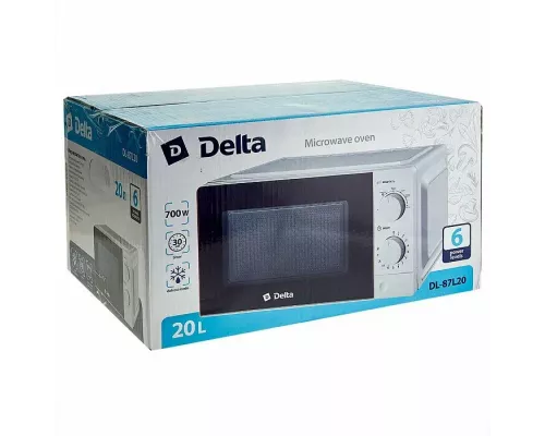 Микроволновая печь DELTA DL-87L20 белый